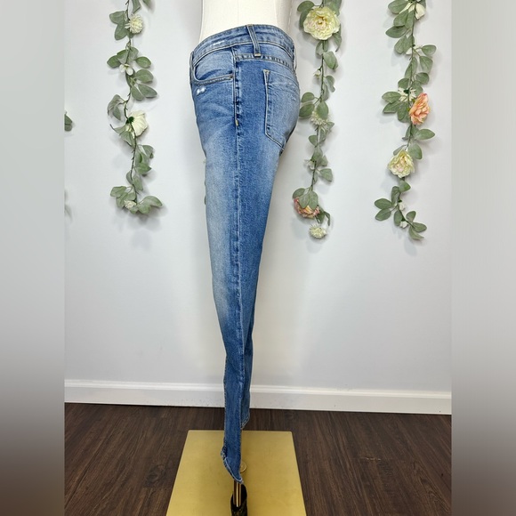 Alice and Olivia Ripped Skinny Jeans - Picture 3 of 6